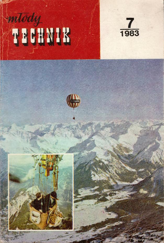 Młody technik 7/1983 - Strona tytułowa